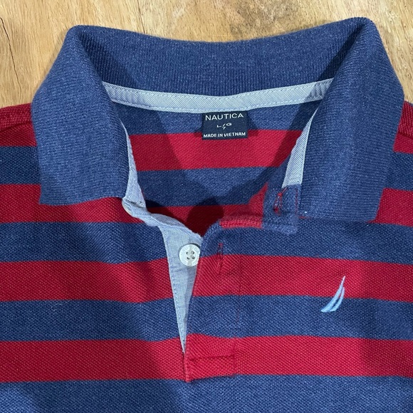 Nautica Boys Stripe Polo Shirt - Picture 4 of 5